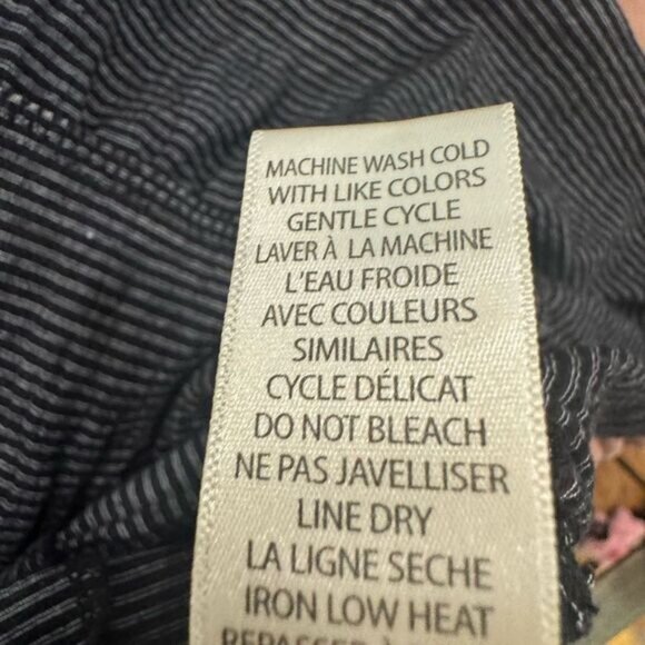 Elegant Navy Blue Striped Womens Dress - Picture 7 of 7